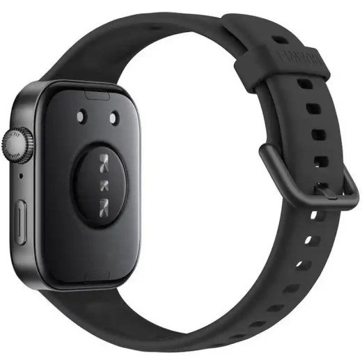 Huawei Watch Fit 3 Montre intelligente AMOLED noire avec bracelet en fluoroélastomère noir