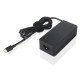 Lenovo (CE) Adaptateur c.a. USB-C 65 W - 100-240 V ~ 1,5 A 50-60 Hz - Compatibilité: ThinkPad, ThinkBook, IdeaPad et Yoga
