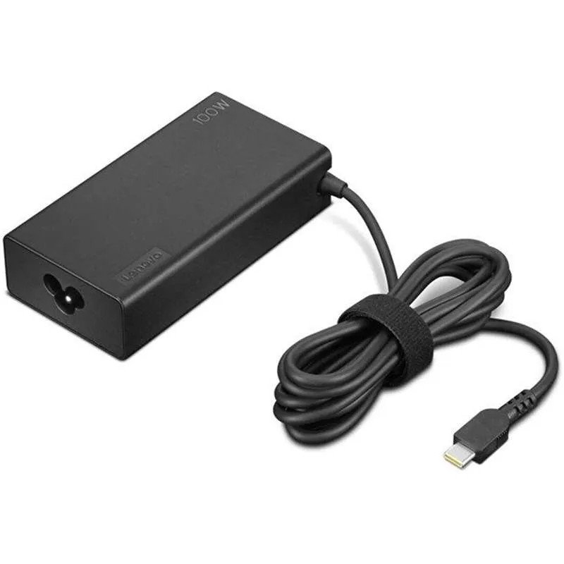Lenovo (USB-C) Adaptateur secteur 100 W - 100 à 240 V - ThinkPad X1 Carbon, le P16s, le L14/L15, Yoga Pro, IdeaPad