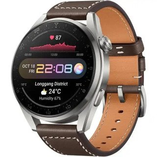 Huawei Watch 3 Pro SmartWatch 48mm connectivité eSIM 4G, compatible Android iOS Titane