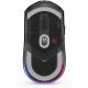 Lenovo Legion M410 Souris de jeu RGB sans fil - Connexion filaire et 2,4 GHz - jusqu’à 16 000 PPP, 400 IPS - Noir transparent