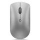 Lenovo 600 Souris silencieuse - Bluetooth 5.0 - Capteur optique bleu - Jusqu’à 12 mois (selon l’utilisation) - Gris acier