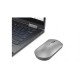 Lenovo 600 Souris silencieuse - Bluetooth 5.0 - Capteur optique bleu - Jusqu’à 12 mois (selon l’utilisation) - Gris acier
