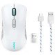 Lenovo Legion M600 Souris de jeu - Sans fil 2,4 GHz, Bluetooth , filaire USB - 200 heures d’autonomie - Gris de fer