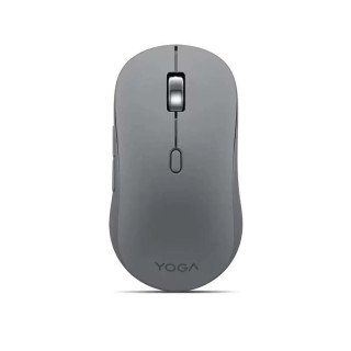 Lenovo Yoga Souris silencieuse Bluetooth - Connexion Bluetooth à 3 appareils - Jusqu’à 3 ans d’autonomie - 4 000 DPI - Gris lune