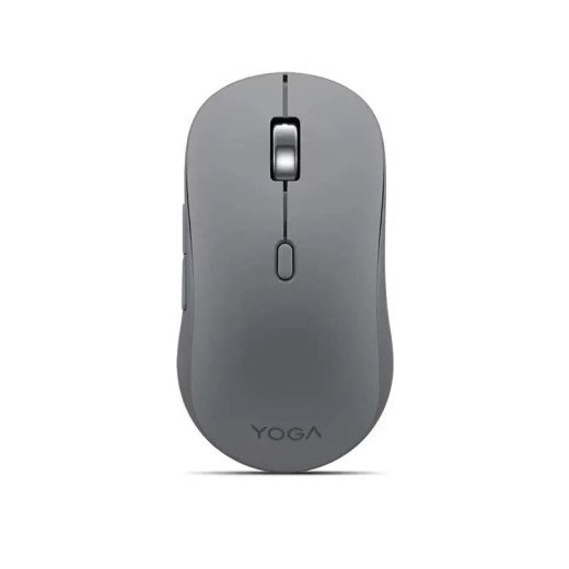 Lenovo Yoga Souris silencieuse Bluetooth - Connexion Bluetooth à 3 appareils - Jusqu’à 3 ans d’autonomie - 4 000 DPI - Gris lune