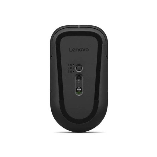 Lenovo 6050 Souris Pro Plus multi-mode - jusqu’à 3 appareils - USB 2,4 GHz, Bluetooth® 5.3 - Jusqu’à 36 mois - Noir éclipse