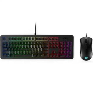 Lenovo Legion KM300 RGB Ensemble clavier et souris gaming - Filaire via USB 2.0 - Jusqu’à 8 000 PPP - AZERTY - Français