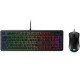 Lenovo Legion KM300 RGB Ensemble clavier et souris gaming - Filaire via USB 2.0 - Jusqu’à 8 000 PPP - AZERTY - Français