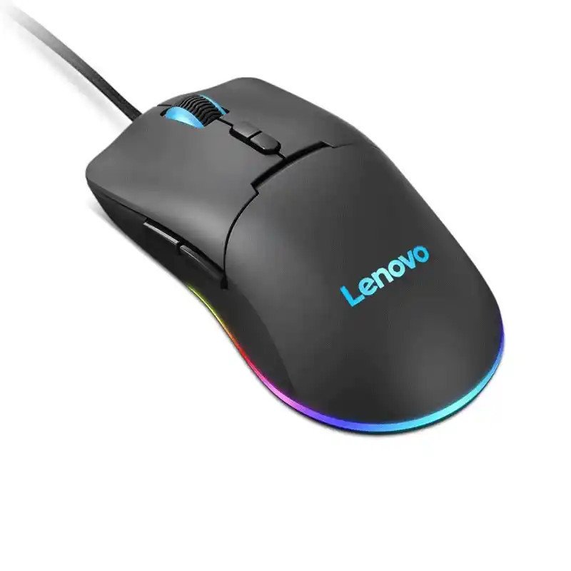 Lenovo M210 Souris de jeu RGB - Ergonomic - USB-A - 8 000 PPP, 300 IPS - 1 000 Hz - 7 boutons - Windows 10, Windows 11