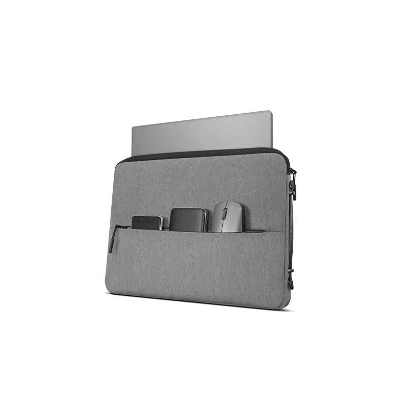 Lenovo Housse Select 14'' - Pare-chocs d'angle intérieur , Rembourrage sous la fermeture zippée , antidérapante - Gris clair