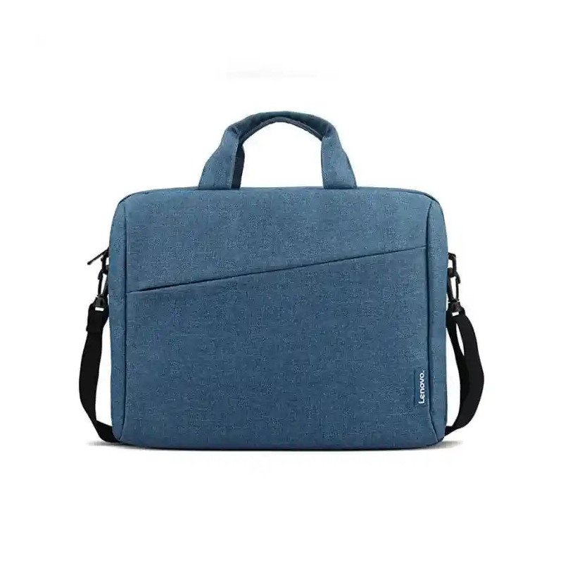 Lenovo Sacoche T210 15.6'' - Design informel et stylé - Tissu de qualité, résistant et imperméable - 100% Polyester - Bleu