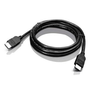 Lenovo Câble HDMI vers HDMI - Bande passante élevée de 340 MHz/10,2 Gbits/s - Résolutions 1080+ complètes à 120 Hz