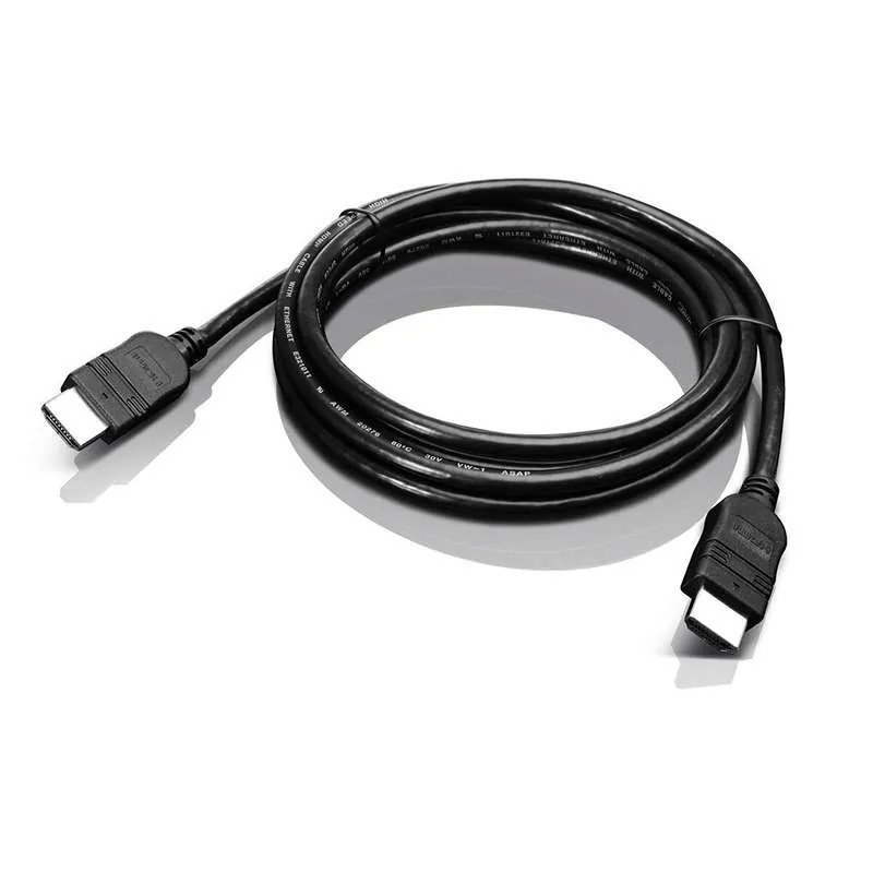 Lenovo Câble HDMI vers HDMI - Bande passante élevée de 340 MHz/10,2 Gbits/s - Résolutions 1080+ complètes à 120 Hz