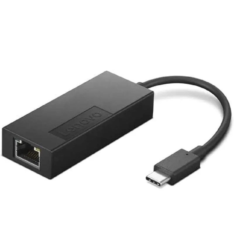 Lenovo Adaptateur Ethernet USB-C vers 2,5 G - Prise en charge du démarrage PXE, Wake-On-LAN, convertisseur d'adresse MAC