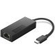 Lenovo Adaptateur Ethernet USB-C vers 2,5 G - Prise en charge du démarrage PXE, Wake-On-LAN, convertisseur d'adresse MAC