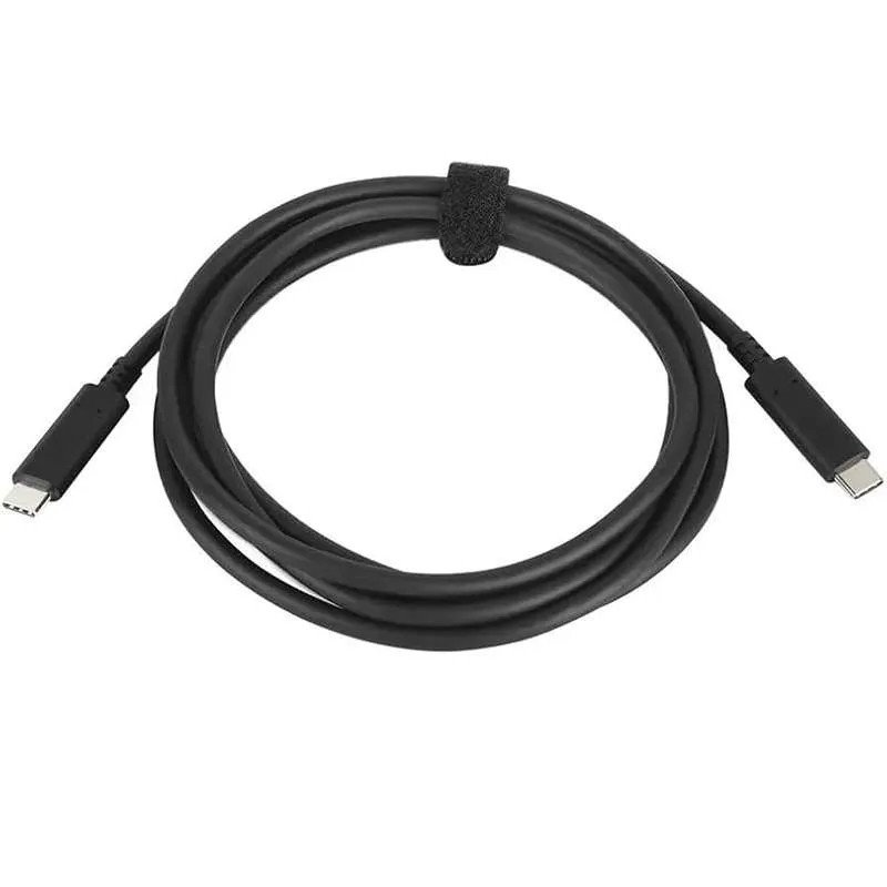 Lenovo Câble USB-C vers USB-C 2 mètres - EXTRÉMITÉ DE TYPE C : Vitesse : 200 cycles/h Durabilité : 10 000 cycles