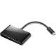 Lenovo Select Concentrateur USB-C à 4 ports - Prise en charge USB-C 3.1 Gen 1 (entrée) - Sortie : 2 USB-A 3.0 et 2 USB-C