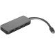Lenovo Concentrateur USB-C vers 4 ports USB-A - Entrée: USB-C mâle - Sortie : 4 USB-A femelle (USB 3.0), vitesse de 5 Gbit/s