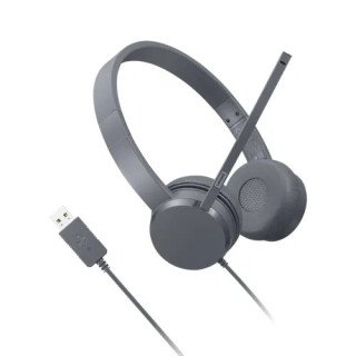 Lenovo Select Casque filaire USB stéréo - Plug and Play avec USB-A - Microphone rotatif, port à droite ou à gauche