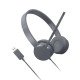 Lenovo Select Casque filaire USB stéréo - Plug and Play avec USB-A - Microphone rotatif, port à droite ou à gauche