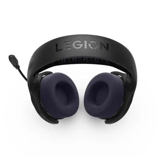 Lenovo Legion H410 Casque de jeu sans fil - Bluetooth et 2,4 GHz - jusqu’à 52h - Windows 10, 11 -Noir + violet