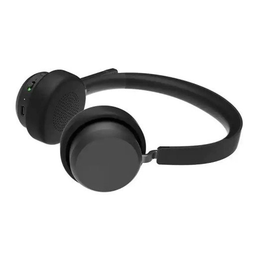 Lenovo Casque VoIP sans fil (Teams) - Bluetooth 5.3 avec double connexion - jusqu'à 60 heures - Système indépendant