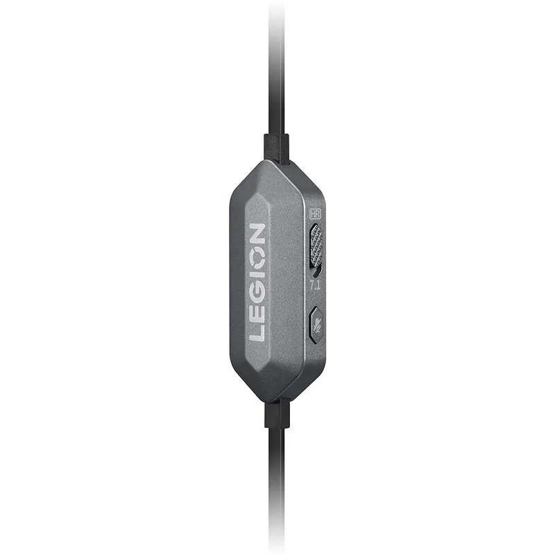 Lenovo Legion E510 7.1 RGB Écouteurs intra-auriculaires pour le jeu -20 Hz à 40 kHz - Système indépendant - Gris orage