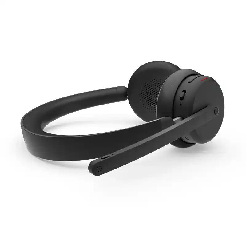 Lenovo 6550 Casque ANC sans fil bi-mode (USB-C, Teams) - Jusqu’à 60 heures - Bluetooth 5.3 , Récepteur USB-C