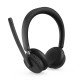 Lenovo 6550 Casque ANC sans fil bi-mode (USB-C, Teams) - Jusqu’à 60 heures - Bluetooth 5.3 , Récepteur USB-C
