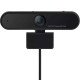 Lenovo LC50 Webcam pour moniteur - USB-A - Full HD (1 920 x 1 080) - Panoramique + inclinaison - Noir laqué