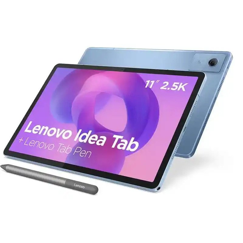 Lenovo Idea Tab 11" 2.5K (2560 x 1600) - MediaTek Dimensity - 8 Go LPDDR4X - 256 Go Stockage - Polar Blue + Pen