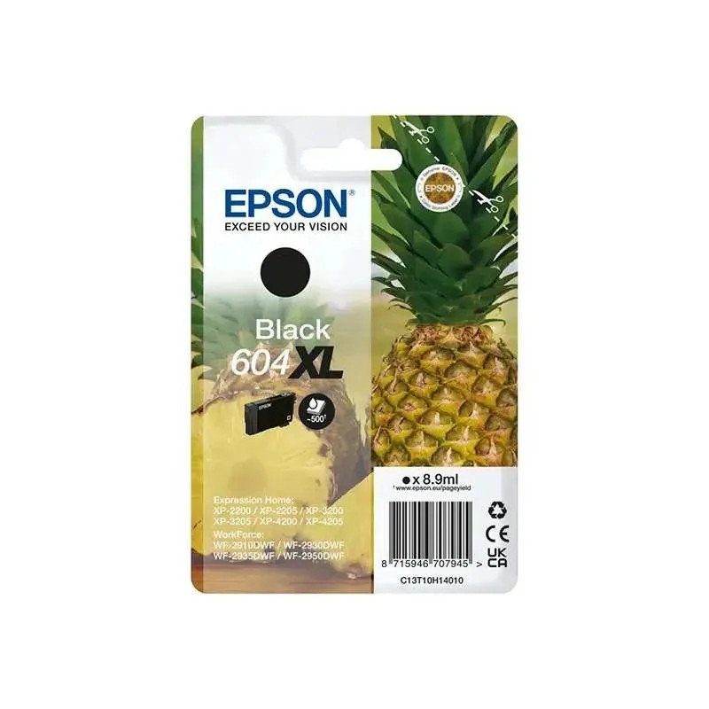 Epson série 604XL Cartouches d’encre Ananas Singlepack Black 8,9 ml