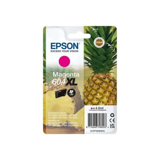 Epson série 604XL Cartouches d’encre Magenta  Ananas Singlepack 4 ml
