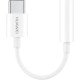 Huawei Câbles adaptateur USB-C vers jack 3,5 mm pour téléphones CM20 couleur blanche