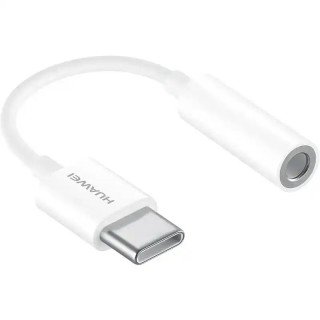 Huawei Câbles adaptateur USB-C vers jack 3,5 mm pour téléphones CM20 couleur blanche