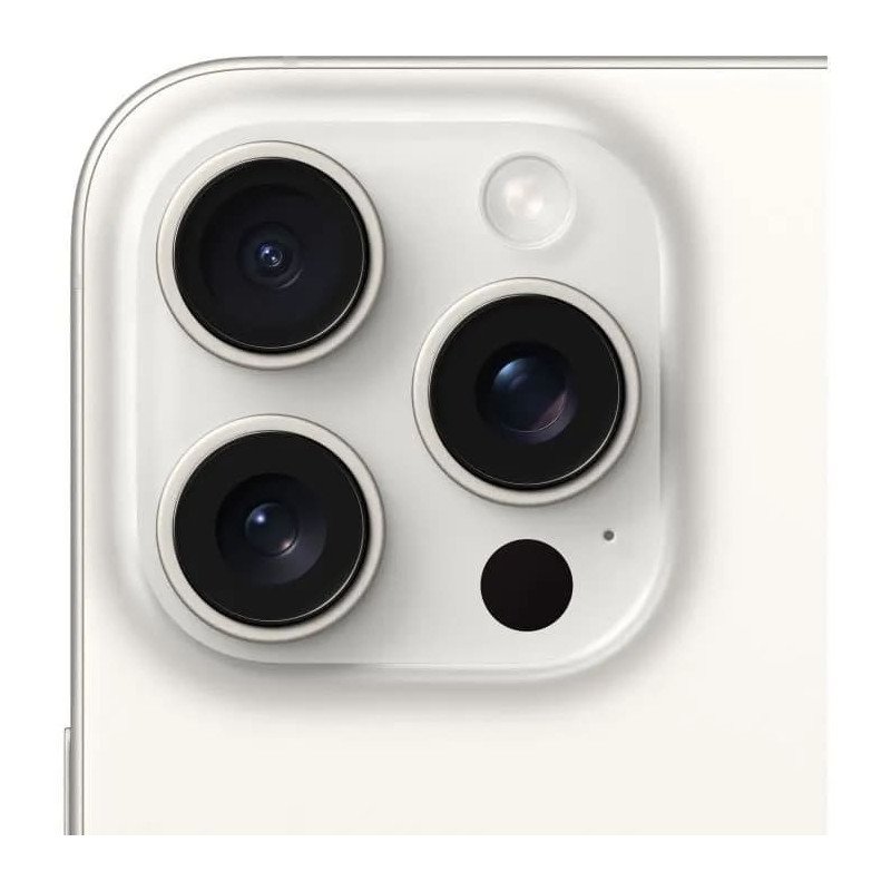 Apple iPhone 15 Pro Max - 256Go - 6,7'' - Poids 221g - Titane Blanc - Garantie 1an