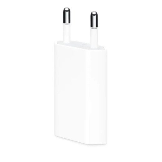 Apple Adaptateur - Original Apple - secteur - Chargeur iPhone 5W - iPhone et iPad  5 Watt (USB)