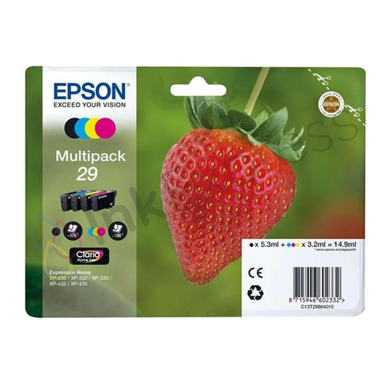 Epson série 29XL Cartouches d’encre Multipack 4-colours  Claria Home.