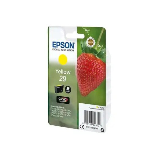 Epson série 29 Cartouches d’encre jaune Singlepack Claria Home 3,2 ml  fiable et économique.