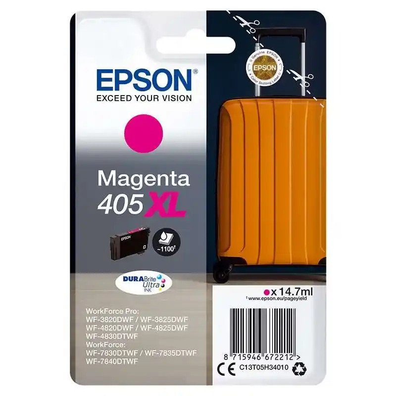 Epson série 405XL cartouches d'encre magenta DURABrite Valise 14,7 ml .