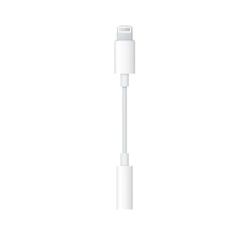 Apple Adaptateur - Original Apple - Apple Lightning vers Mini-Jack 3.5 mm - iPhone - iPad - Blanc