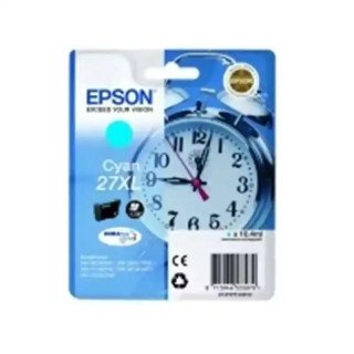 Epson série  27XL cartouches d'Encre cyan Réveil 10,4 ml.