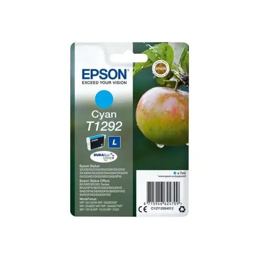 Epson série T1292 Cartouches d'encre cyan DURABrite Ultra Pomme