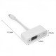 Apple Adaptateur - Original Apple - Adaptateur Lightning vers VGA - iPhone - iPad - Couleur blanche