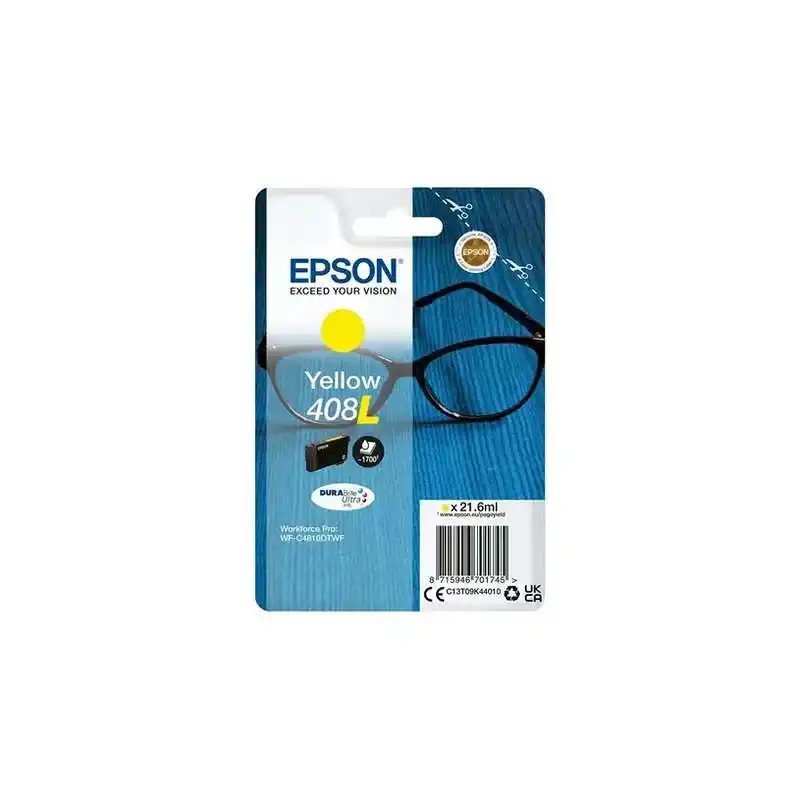 Epson série 408L cartouches d'encre  jaune Lunettes de lecture 21,6ml.