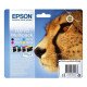 Epson série T0715 Cartouche d'encre Multipack DURABrite Guépard 23,9 ml rendement élevé.