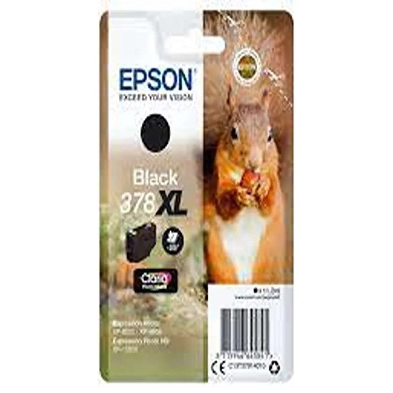 EPSON série 378XL cartouche d'encre noire Écureuil 11,2 ml rendement élevé