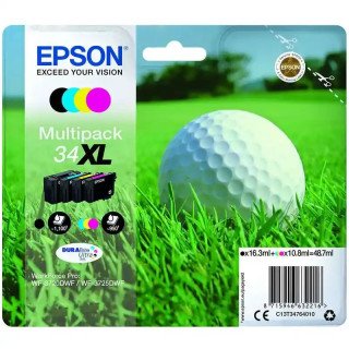 EPSON série 34XL cartouche d'encre  multipack 4 couleurs Balle de golf.