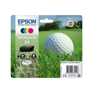 EPSON série 34 cartouche d'encre multipack 4 couleurs Balle de golf.